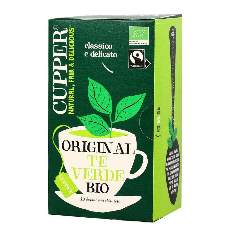 Le bustine di questo tè Cupper sono biodegradabili!