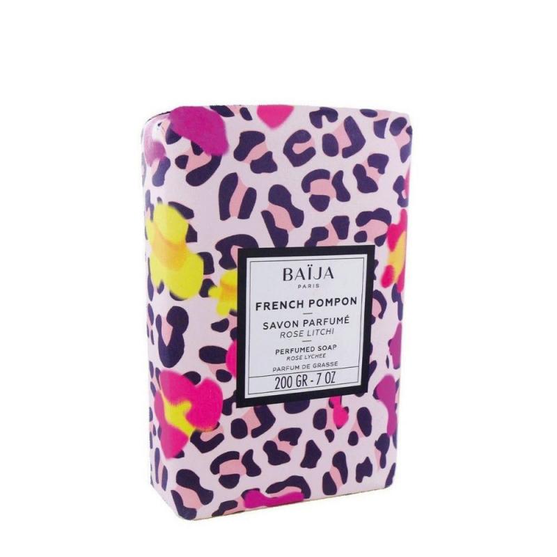 Baija French Pompon perfumed soap con rosa e litchi 200 g