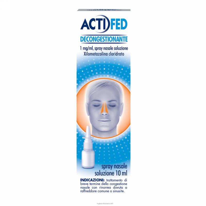 Actifed Spray Decongestionante Naso 10 ml