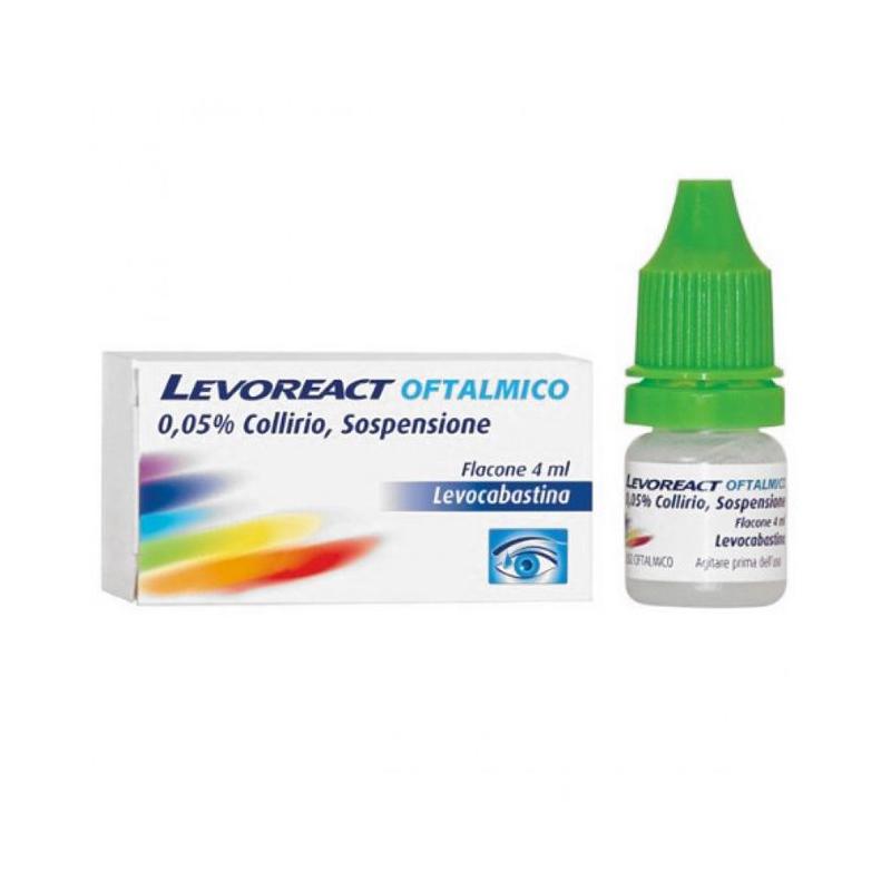 Levoreact Oftalmico*coll 4 ml 0,5 mg/ml