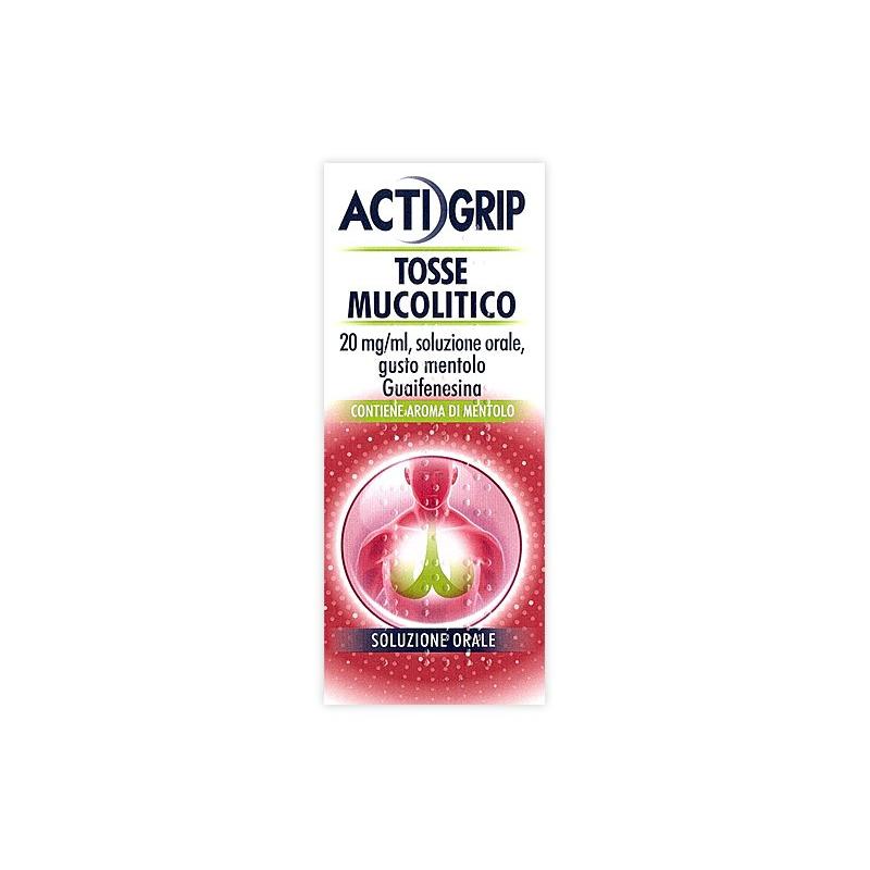 ACTIGRIP TOSSE MUCOLITICO*os soluz flacone 150 ml 20 mg/ml