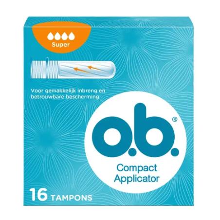 O.b Compact Applicator Super Tampone 6 Pezzi