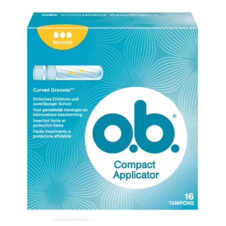O.b Compact Applicator Normal Tampone 16 Pezzi