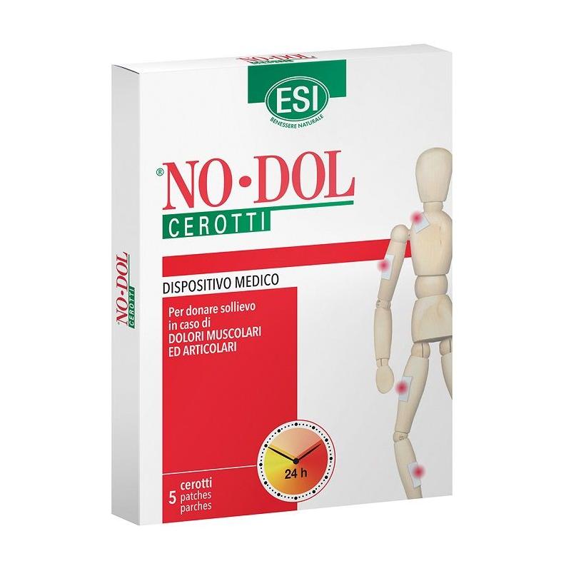 Esi No Dol 5 Cerotti Medicati Soluzione Naturale per Dolori e Contratture