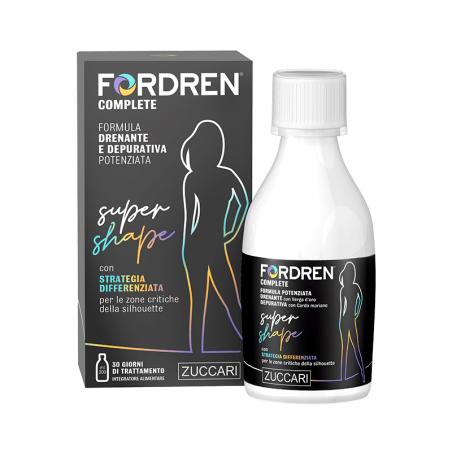 Zuccari Fordren Complete Supershape 300 ml Integratore Depurativo per Combattere la Cellulite