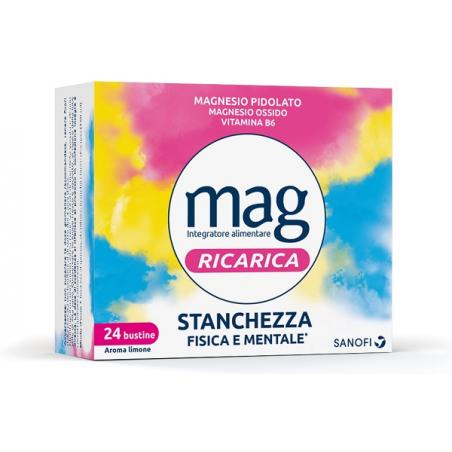 Sanofi Mag Ricarica Stanchezza Fisica e Mentale 24 Bustine