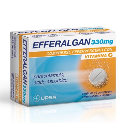 Efferalgan*20cpr Eff 330+200mg