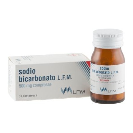 Sodio Bicarb*50cpr 500mg Fl