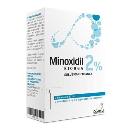 Minoxidil Biorga*sol Cut 3fl2%