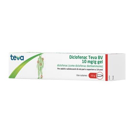 Diclofenac Teva*gel 60g 10mg/g
