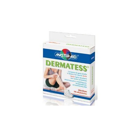 Garza In Tessuto Non Tessuto Dermatess 10x10 25 Pezzi