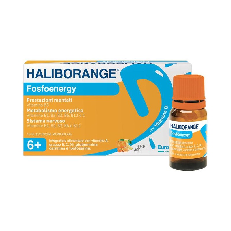 Haliborange Fosfoenergy 10 Flaconcini 10 Ml