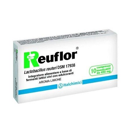 Reuflor 10 Compresse Masticabili Aroma Limone