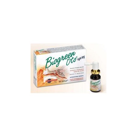 Soluzione Otologica Biogreen Oto Spray Rimozione E Dissoluzione Cerume 13 Ml