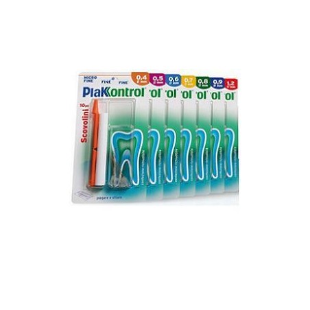 Plakkontrol Minigrip Scovolino 0,4 Mm 10 Pezzi