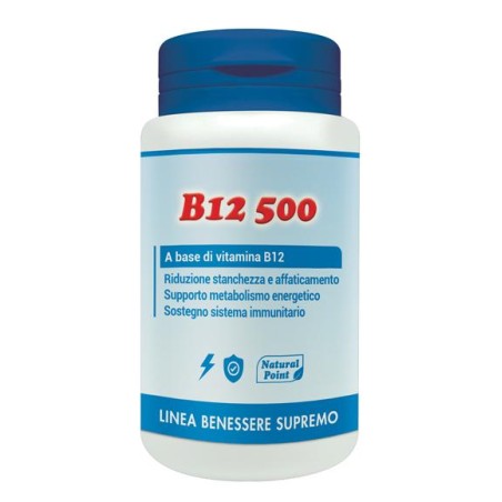 B12 500 Cianocobalamina 100 Capsule Vegetali