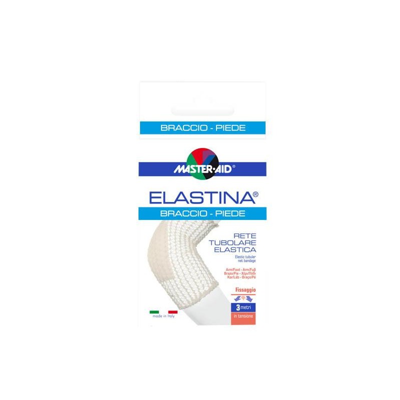 Rete Tubolare Elastica Ipoallergenica Master-aid Elastina Braccio/piede 3 Mt In Tensione Calibro 4 Cm