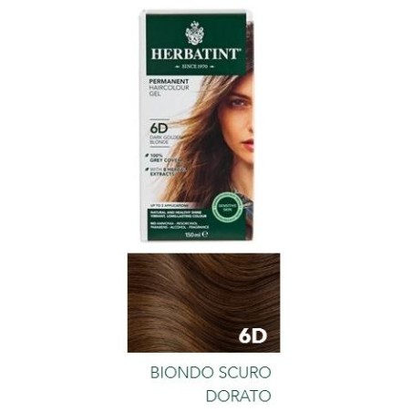 Herbatint 6d Biondo Scuro Dorato 150 Ml