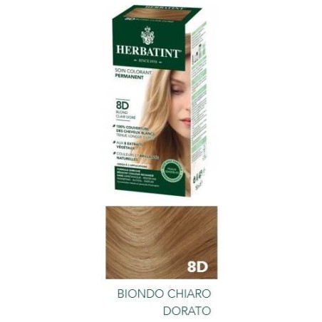 Herbatint 8d Biondo Chiaro Dorato 150 Ml