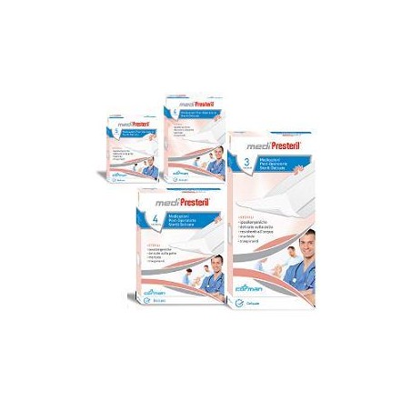 Medicazione Medipresteril Post Operatoria Delicata Sterile 7,5x5 5 Pezzi