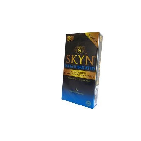 Profilattico Ansell Akuel Skyn Extra Lubrificato B 6 Pezzi