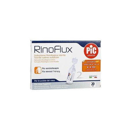 Rinoflux Soluzione Fisiologica 20 Fiale 2 Ml