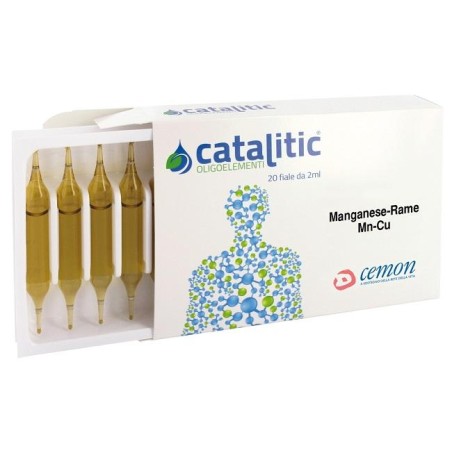Catalitic Oligoelementi Manganese Rame Mn-cu 20 Fiale 2 Ml