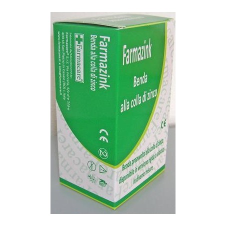 Benda Medicata Elastica Farmazink Con Ossido Di Zinco Cm10x5m 1 Pezzi