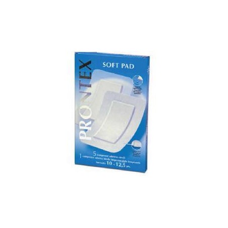 Garza Compressa Prontex Soft Pad 10x12,5 6 Pezzi (5 Tnt + 1 Impermeabile Aqua Pad)