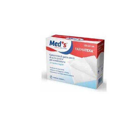 Garza Compressa Meds 12/8 36x40cm 12 Pezzi