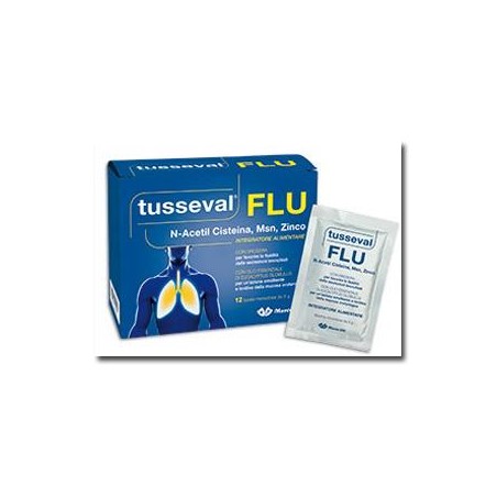 TUSSEVAL FLU 12 BUSTINE SOLUBILI 60 G