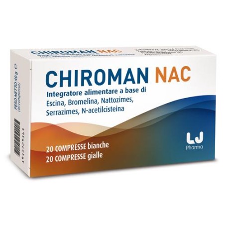 Chiroman Nac 20 Compresse Bianche + 20 Compresse Gialle
