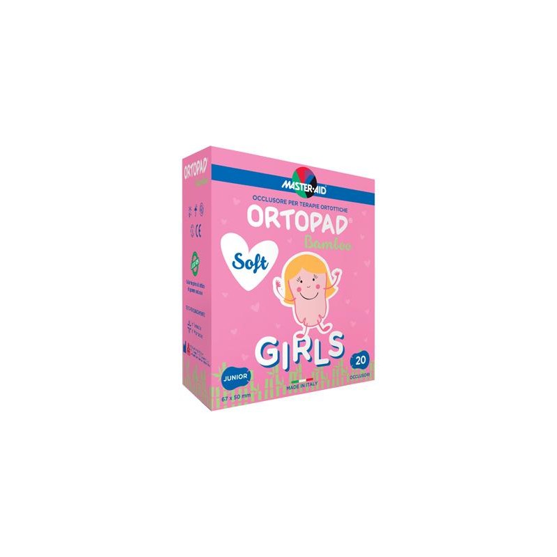 Cerotto Oculare Per Ortottica Ortopad Soft Girls Junior 20 Pezzi