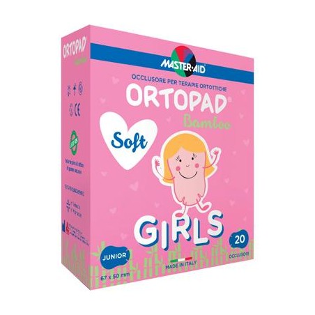 Cerotto Oculare Per Ortottica Ortopad Soft Girls Junior 20 Pezzi
