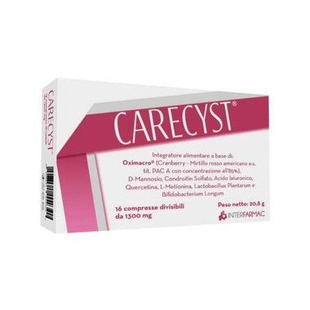 Carecyst 16 Compresse Divisibili Da 1300 Mg