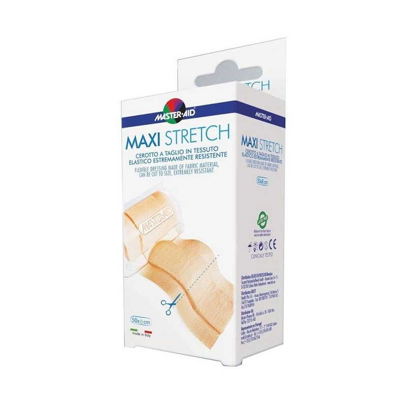 Master-aid Stretch Cerotto A Taglio In Tessuto Elastico Resistente 50 X 6 Cm