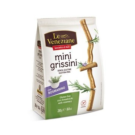 Le Veneziane Mini Grissini Rosmarino 250 G
