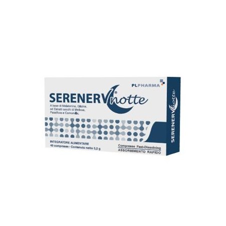 Serenerv Notte 40 Compresse 0,8 Mg