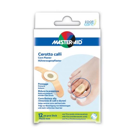MASTER-AID CEROTTO CALLIFUGO FOOT CARE 71X22 MM 12 PEZZI