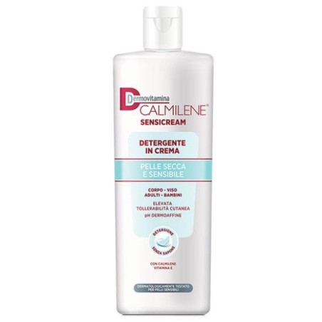 Dermovitamina Calmilene Sensicream Detergente In Crema Senza Sapone Per Pelle Secca E Sensibile 500 Ml