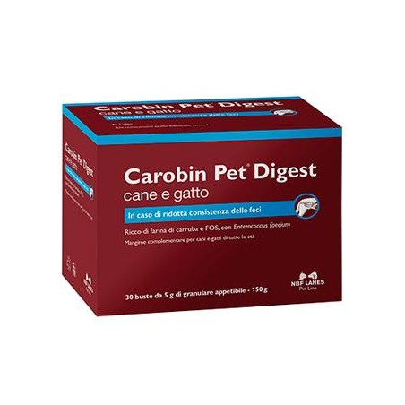 Carobin Pet Digest Granulare 30 Buste Da 5 G
