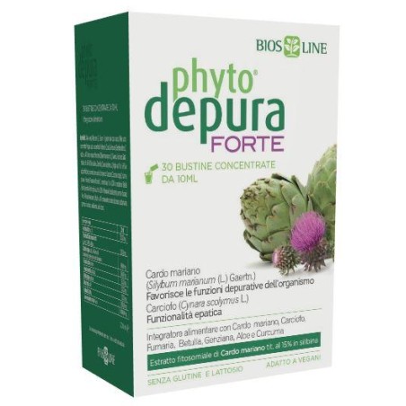 Phytodepura Forte Concentrato 30 Bustine Da 10 Ml