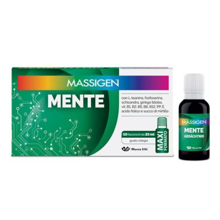 Massigen Mente 10 Flaconi Da 25 Ml