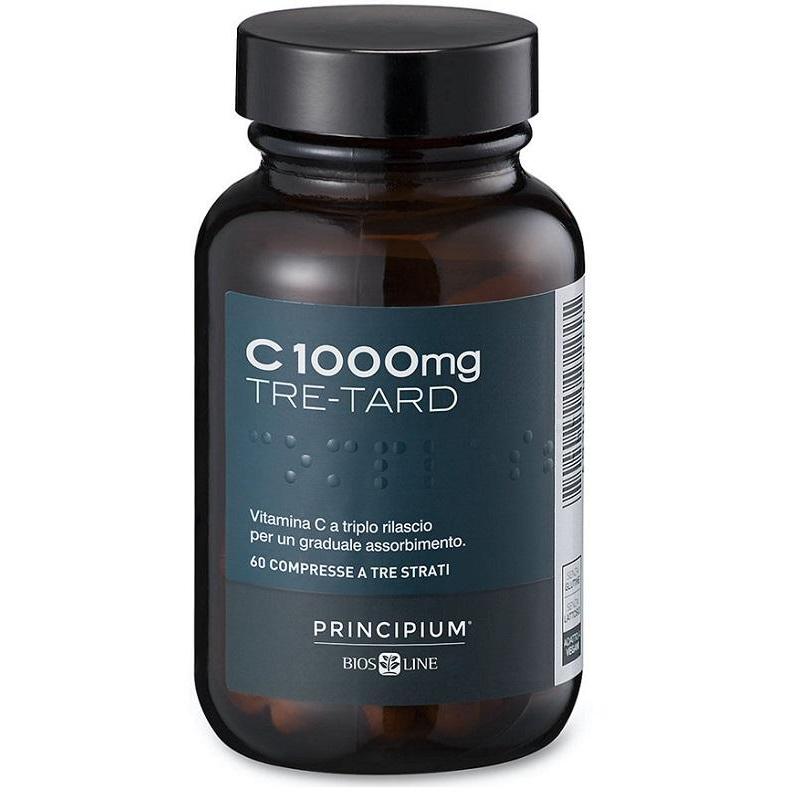 Biosline Principium C1000 Tretard Integratore di Vitamina C 60 Compresse