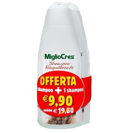 Migliocres Shampoo Riequilibrante Bipack 200 Ml