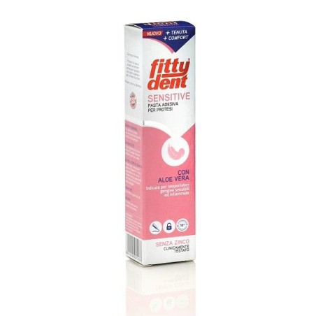 Fittydent Sensitive Pasta Adesiva Con Aloe Vera 40 G
