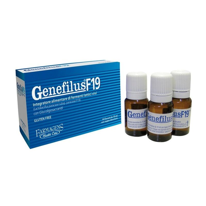 Genefilus F19 10 Flaconi Da 10 Ml