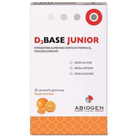 D3BASE JUNIOR 30 CARAMELLE GOMMOSE ARANCIA
