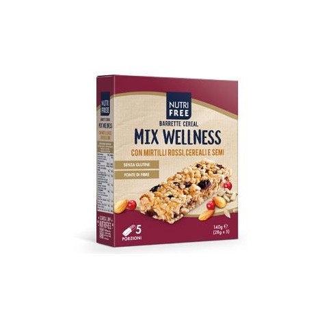 Nutrifree Barrette Cereal Mix Wellness 28 G X 5