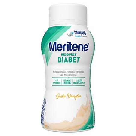 Meritene Resource Diabet Vaniglia Alimento Iperproteico 28 Vitamine E Minerali 200 Ml